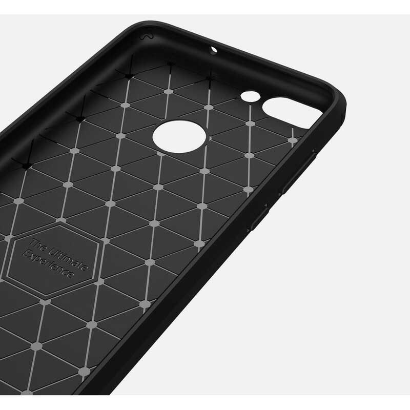 Case Huawei P Smart Harjattu Hiilikuitu