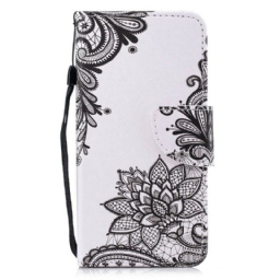 Kotelot Huawei P Smart Suojaketju Kuori Black Strappy Mandala