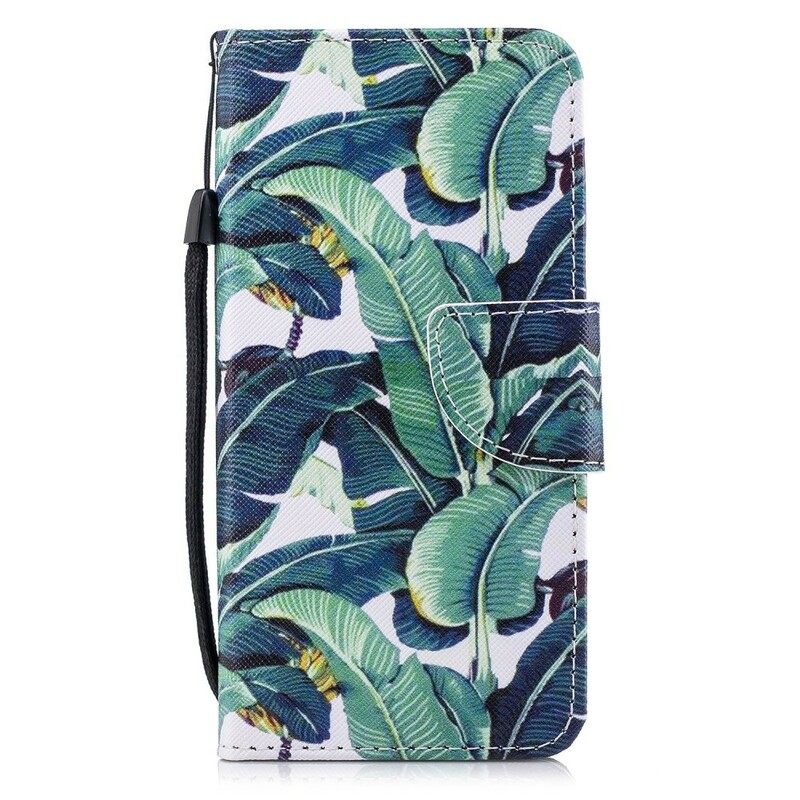 Kotelot Huawei P Smart Suojaketju Kuori Tropical Leaves Strappy