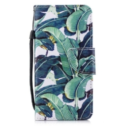 Kotelot Huawei P Smart Suojaketju Kuori Tropical Leaves Strappy