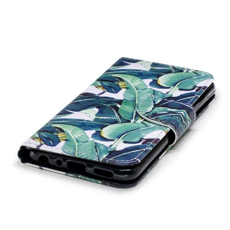 Kotelot Huawei P Smart Suojaketju Kuori Tropical Leaves Strappy