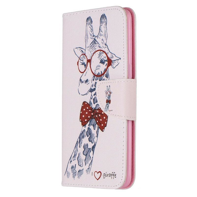 Flip Case Samsung Galaxy A10s Brainy Giraffe