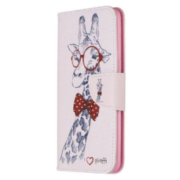 Flip Case Samsung Galaxy A10s Brainy Giraffe