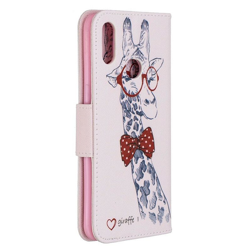 Flip Case Samsung Galaxy A10s Brainy Giraffe