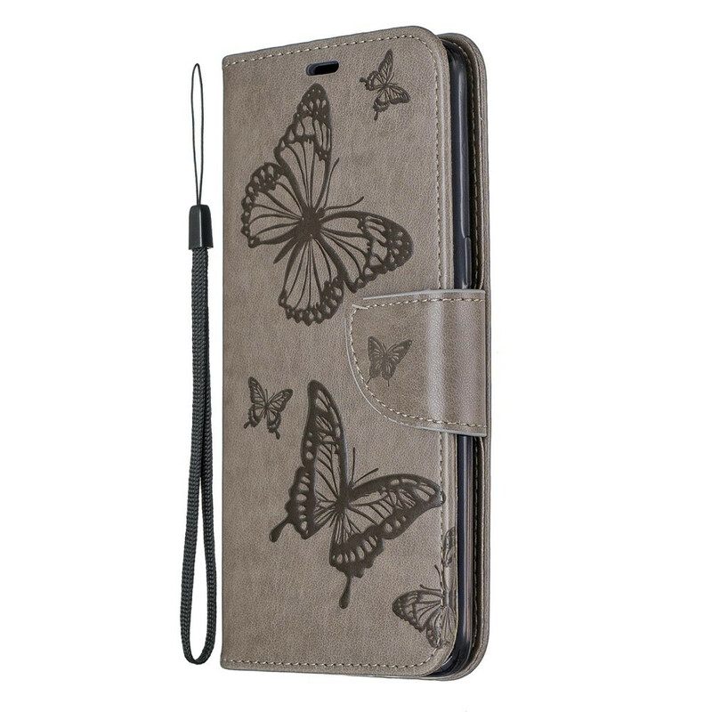 Kotelot Samsung Galaxy A10s Butterflies In Flight With Lanyard