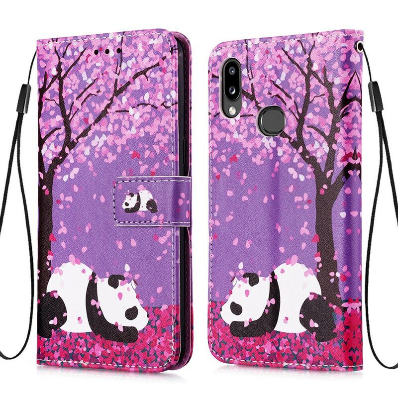 Kotelot Samsung Galaxy A10s Panda Kiinan Puussa