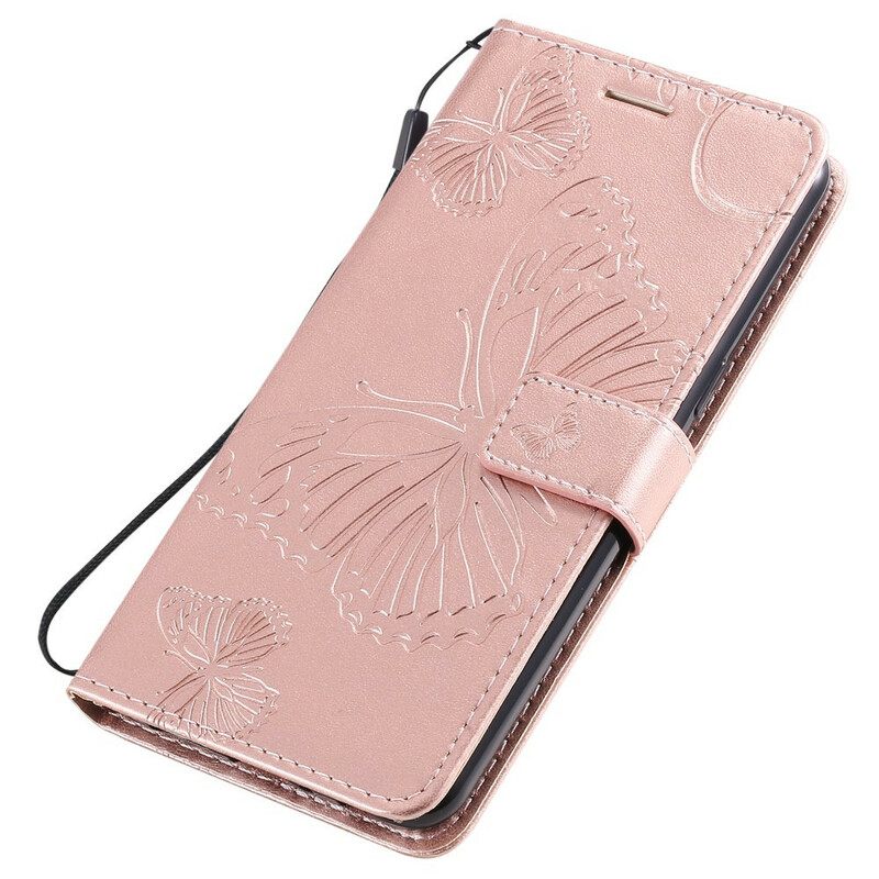 Kotelot Samsung Galaxy A10s Suojaketju Kuori Giant Thong Butterflies