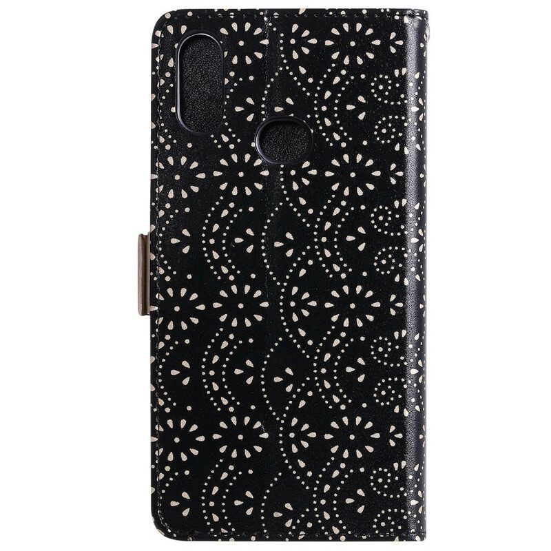 Kotelot Samsung Galaxy A10s Suojaketju Kuori Lace Strap Kolikkokukkaro