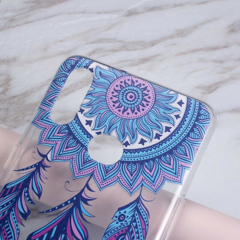 Kuori Samsung Galaxy A10s Dream Catcher Blue Feathers