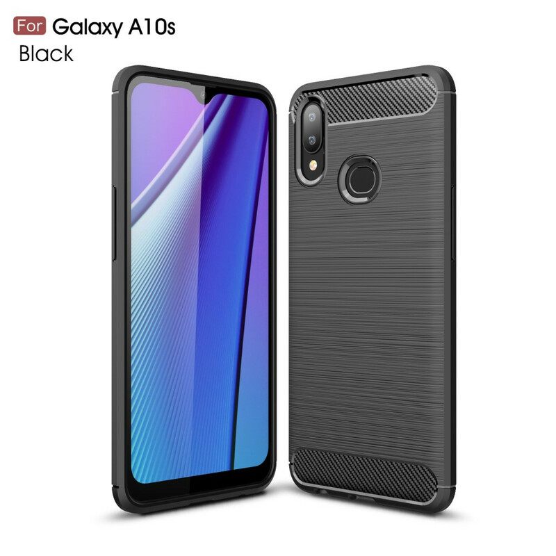 Kuori Samsung Galaxy A10s Harjattu Hiilikuitu