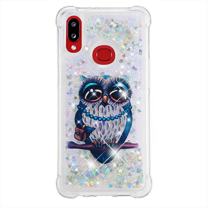 Kuori Samsung Galaxy A10s Miss Owl Glitter