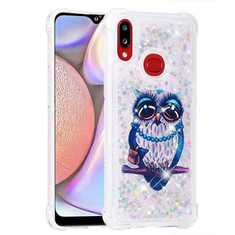 Kuori Samsung Galaxy A10s Miss Owl Glitter