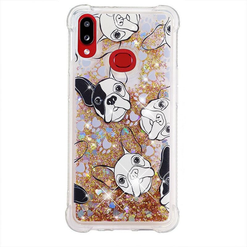 Kuori Samsung Galaxy A10s Mr Dog Glitter