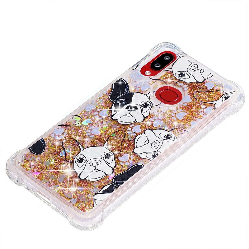 Kuori Samsung Galaxy A10s Mr Dog Glitter