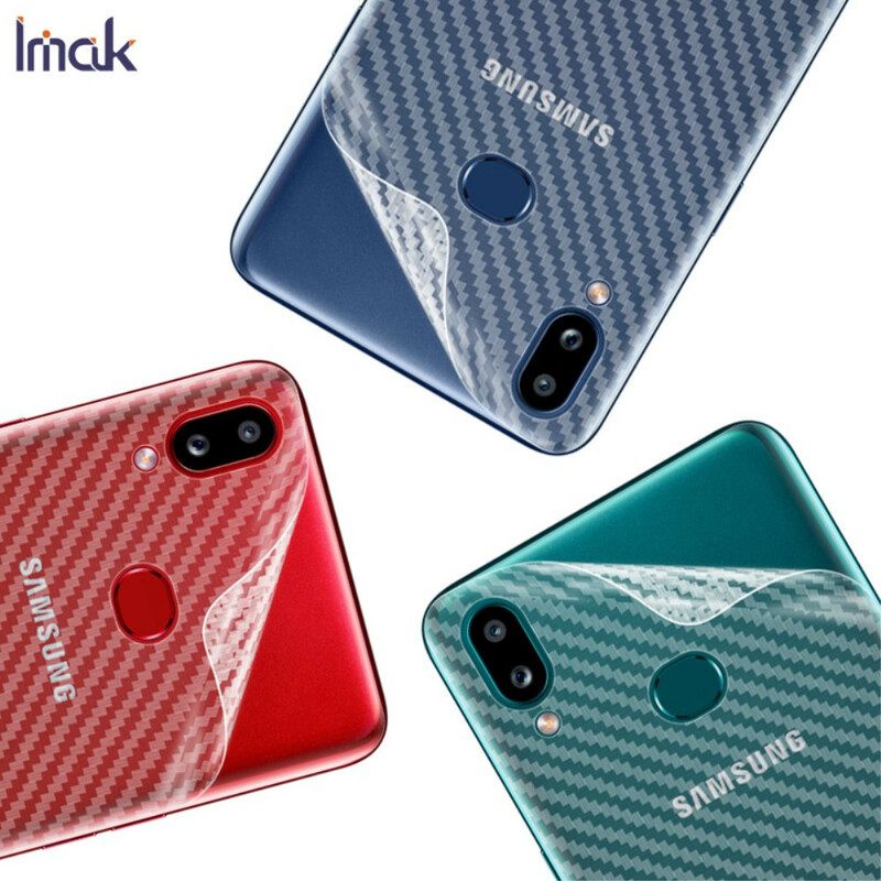 Takakalvo Samsung Galaxy A10S Style Carbon Imak Kameralle