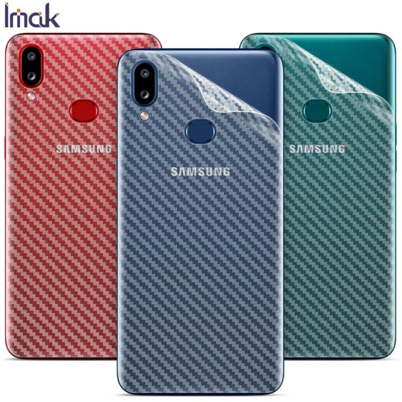 Takakalvo Samsung Galaxy A10S Style Carbon Imak Kameralle