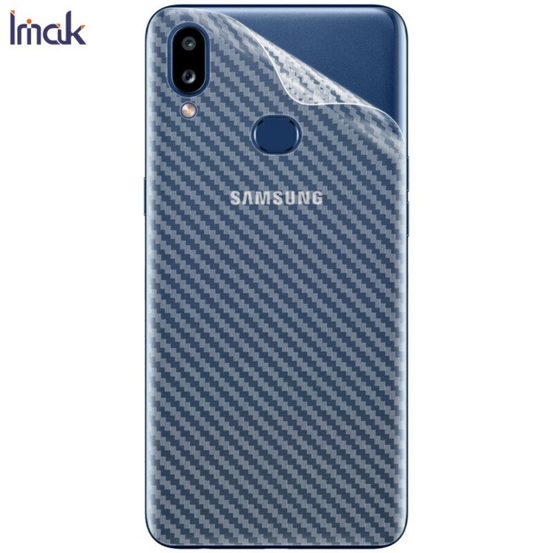 Takakalvo Samsung Galaxy A10S Style Carbon Imak Kameralle