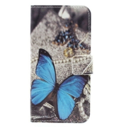 Kotelot Samsung Galaxy A5 2017 Blue Butterfly