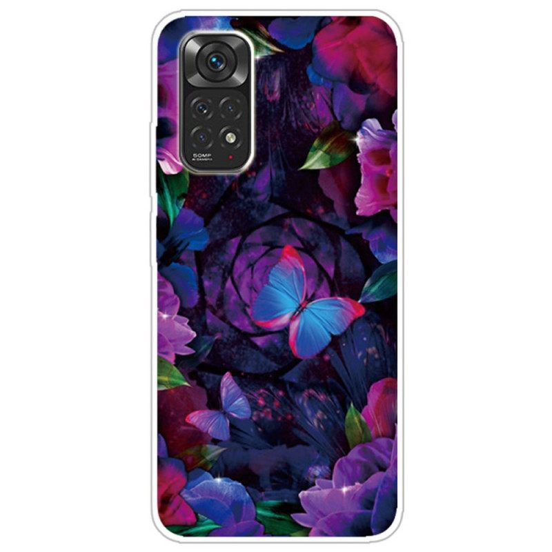 Case Xiaomi Redmi Note 11 / 11S Butterflies Muunnelma