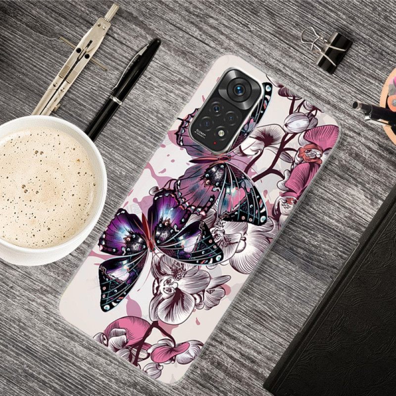 Case Xiaomi Redmi Note 11 / 11S Butterflies Muunnelma