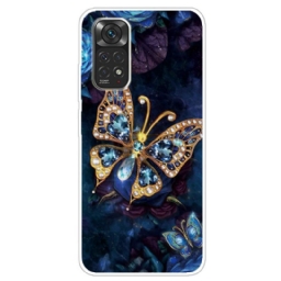 Case Xiaomi Redmi Note 11 / 11S Golden Butterfly