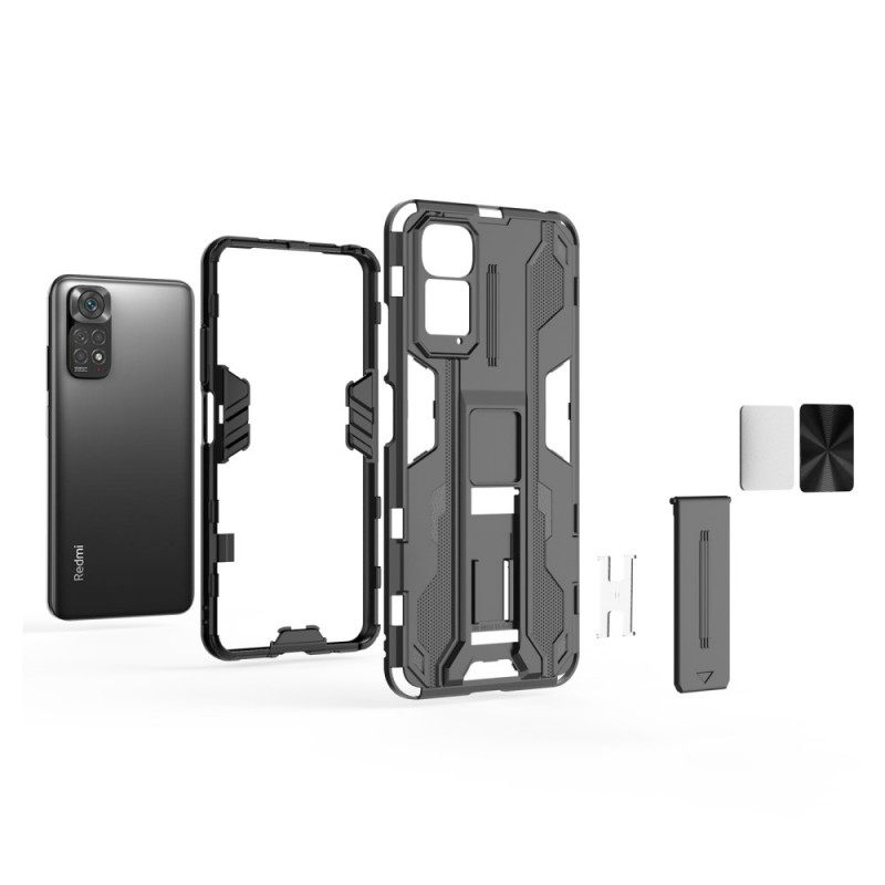 Case Xiaomi Redmi Note 11 / 11S Pysty- Ja Vaakasuora Irrotettava Teline