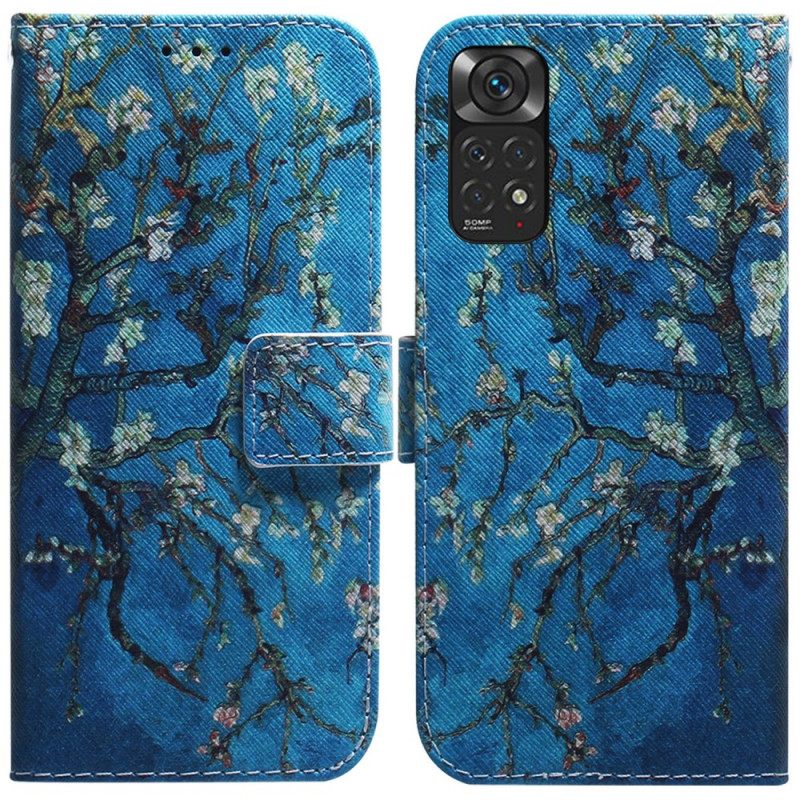 Flip Case Xiaomi Redmi Note 11 / 11S Kukkivan Puun Oksa