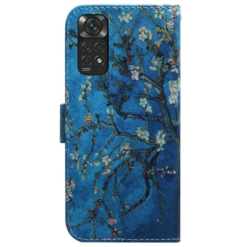 Flip Case Xiaomi Redmi Note 11 / 11S Kukkivan Puun Oksa