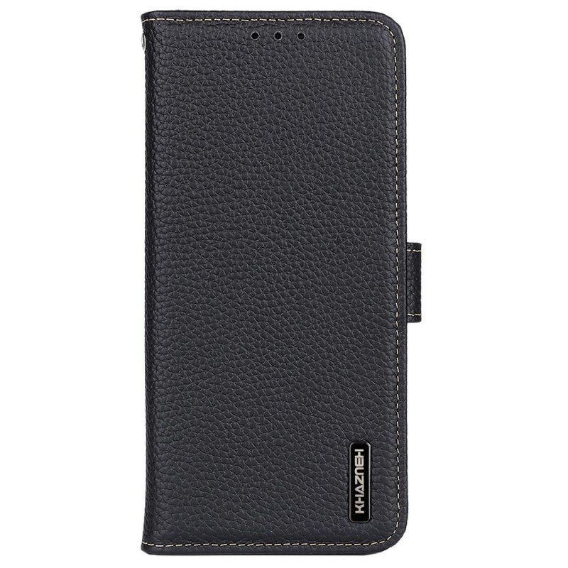 Flip Case Xiaomi Redmi Note 11 / 11S Litchi Nahka Khazneh