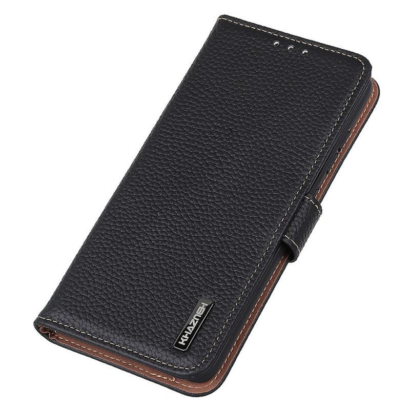 Flip Case Xiaomi Redmi Note 11 / 11S Litchi Nahka Khazneh