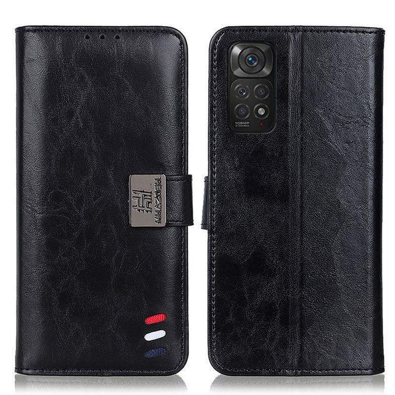 Kotelot Xiaomi Redmi Note 11 / 11S Bison Leather Effect