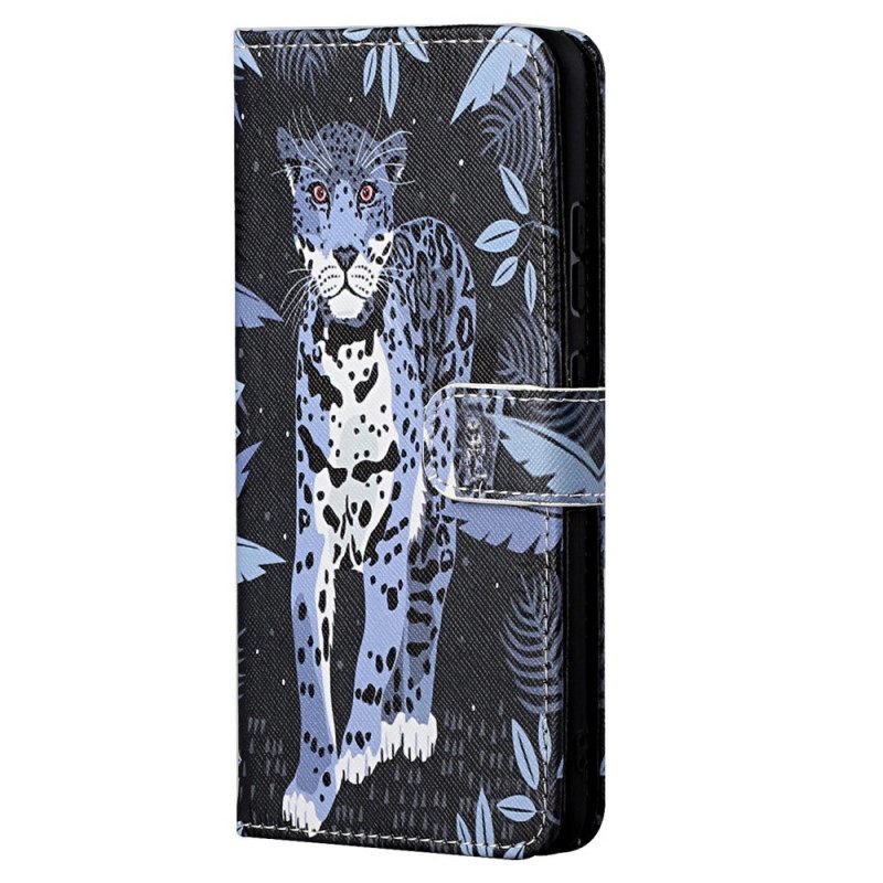 Kotelot Xiaomi Redmi Note 11 / 11S Suojaketju Kuori Leopard Hihnalla