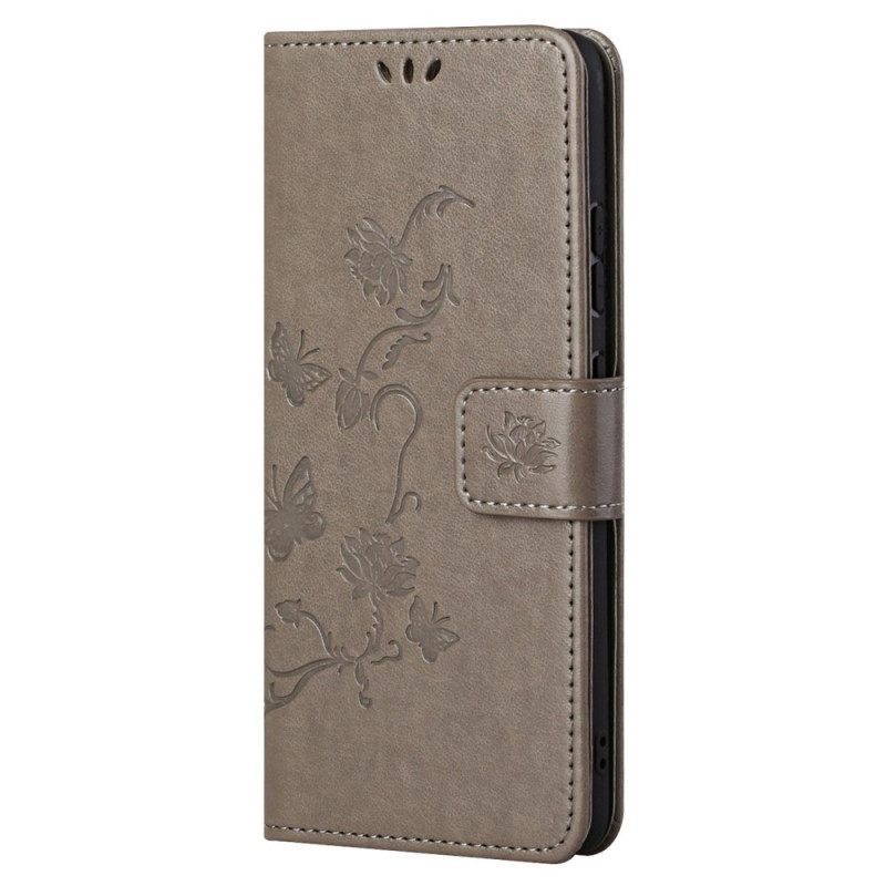 Kotelot Xiaomi Redmi Note 11 / 11S Suojaketju Kuori Strap Flowers