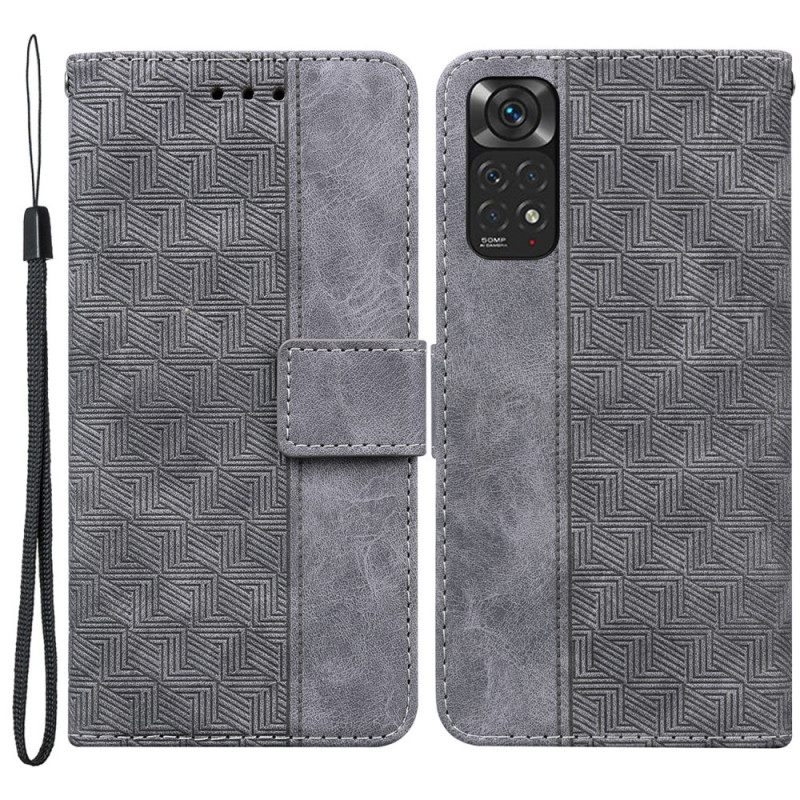 Kotelot Xiaomi Redmi Note 11 / 11S Suojaketju Kuori Strappy Pattern