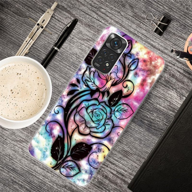 Kuori Xiaomi Redmi Note 11 / 11S Flower Design