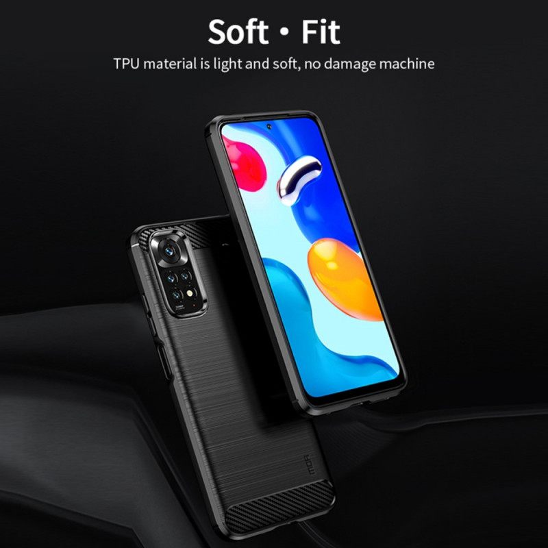 Kuori Xiaomi Redmi Note 11 / 11S Harjattu Hiilikuitu Mofi