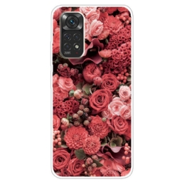 Kuori Xiaomi Redmi Note 11 / 11S Intense Flowers