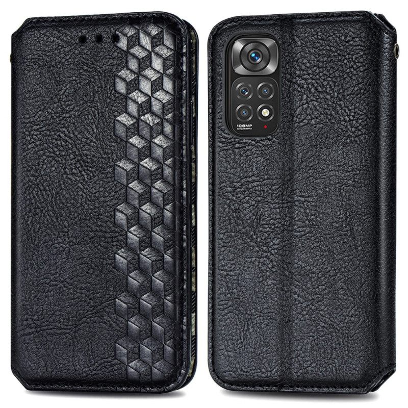 Puhelinkuoret Xiaomi Redmi Note 11 / 11S Kotelot Flip Diamond Texture Leather Effect