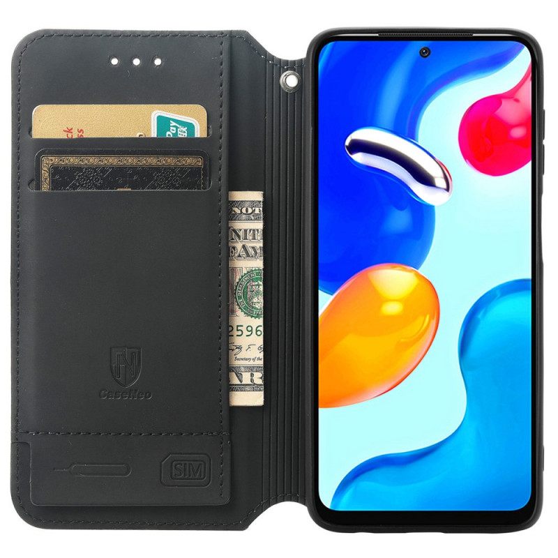 Puhelinkuoret Xiaomi Redmi Note 11 / 11S Kotelot Flip Rfid Caseneo