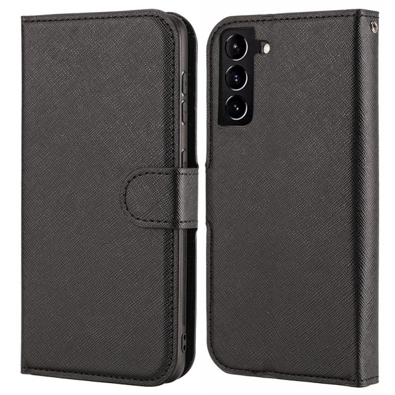 Case Nahkakotelo Samsung Galaxy S22 Plus 5G Kuvioitu Irrotettavalla