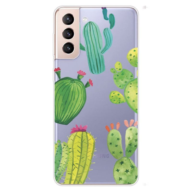 Case Samsung Galaxy S22 Plus 5G Cacti Watercolour