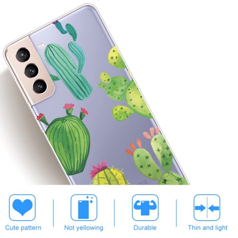 Case Samsung Galaxy S22 Plus 5G Cacti Watercolour