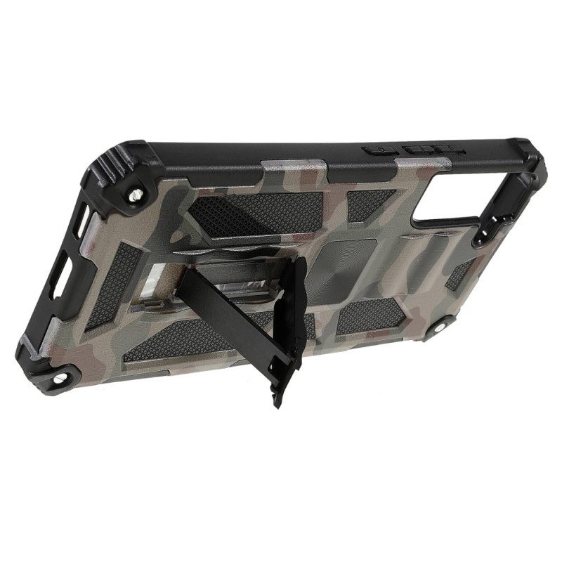 Case Samsung Galaxy S22 Plus 5G Camouflage Irrotettava Tuki