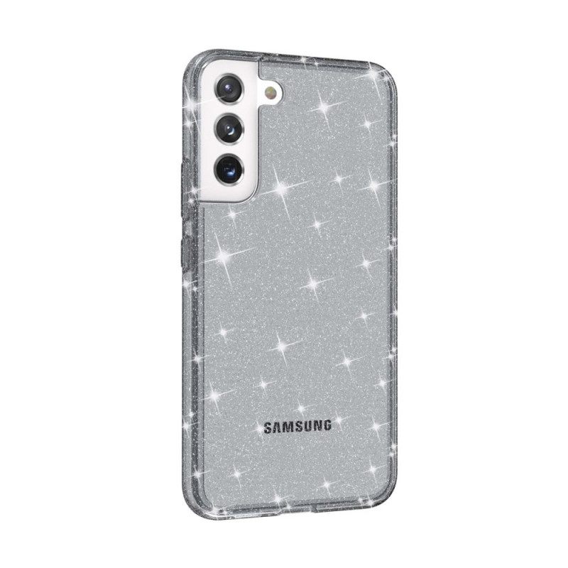 Case Samsung Galaxy S22 Plus 5G Läpinäkyvät Paljetit