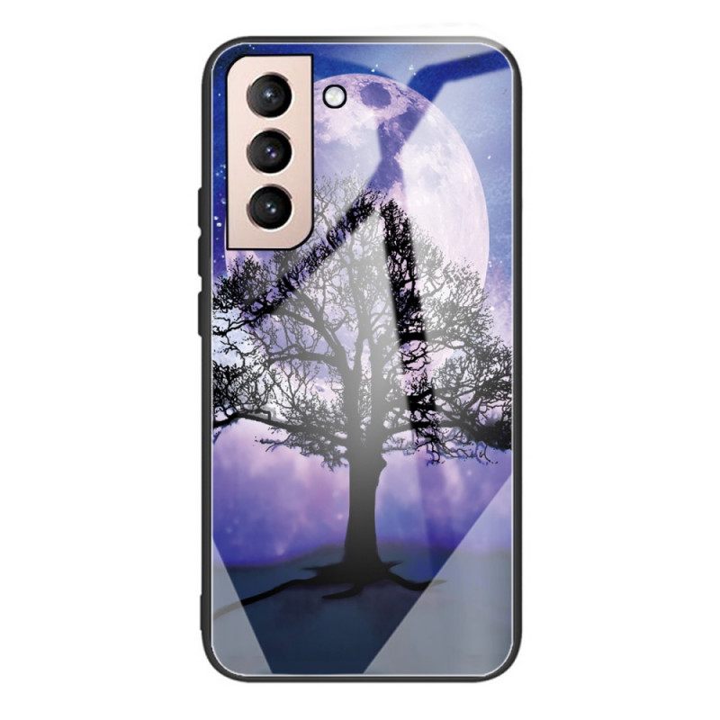 Case Samsung Galaxy S22 Plus 5G Tempered Glass World Tree