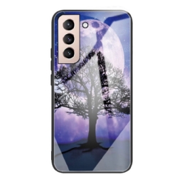 Case Samsung Galaxy S22 Plus 5G Tempered Glass World Tree