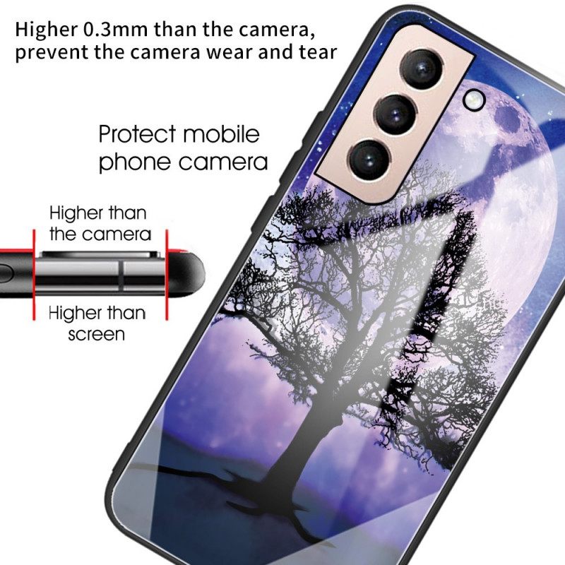 Case Samsung Galaxy S22 Plus 5G Tempered Glass World Tree