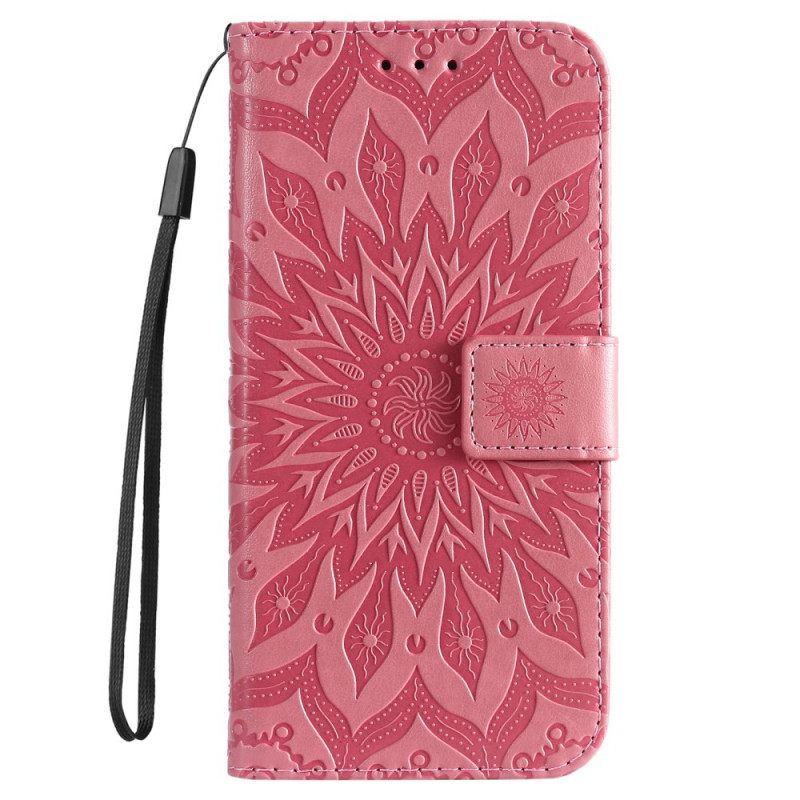 Flip Case Samsung Galaxy S22 Plus 5G Auringonkukka