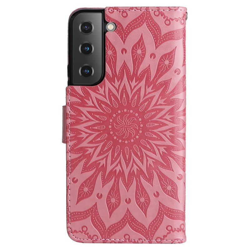 Flip Case Samsung Galaxy S22 Plus 5G Auringonkukka