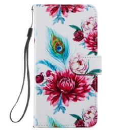 Flip Case Samsung Galaxy S22 Plus 5G Intense Flowers